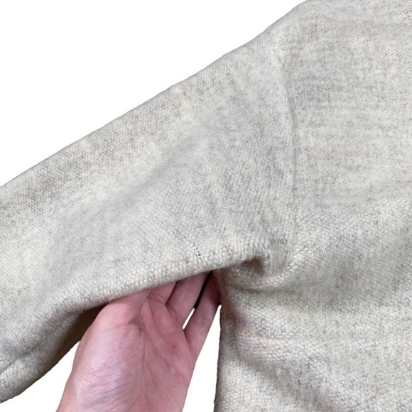 VINTAGE‎ 1960’s Wool Norwegian Zip Cardigan Handmade Sweater Sz 38 (M) - Picture 3 of 14